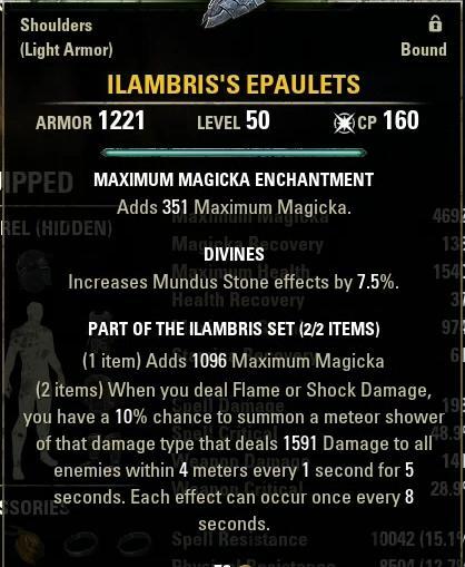 Ilambris'S Epaulets