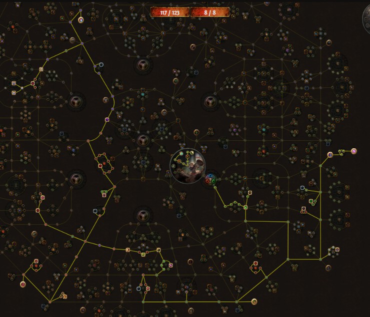 POE 3.5 Ranger Raider Starter Molten Strike Tree