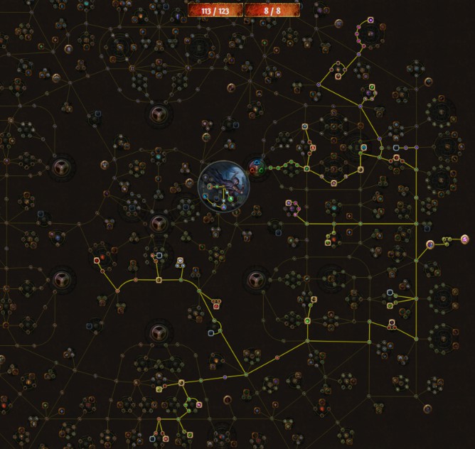 POE 3.5 Shadow Trickster Starter Caustic Arrow Tree