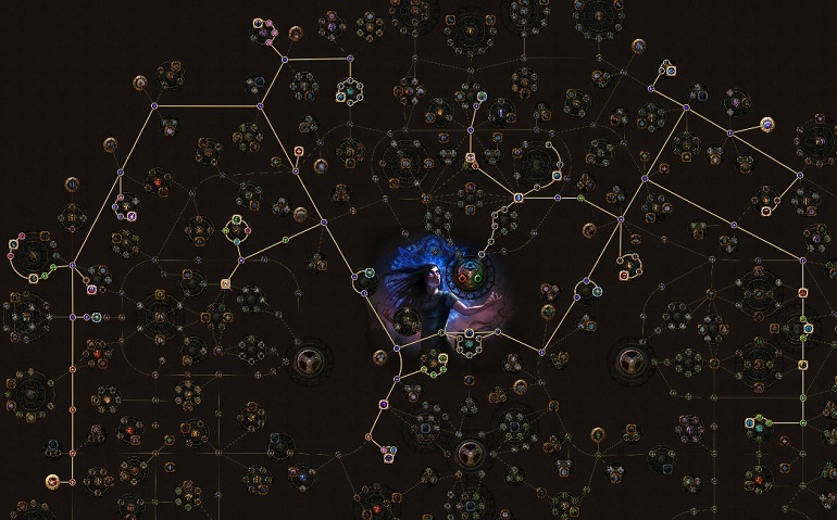POE 3.5 Witch Occultist Starter Rain of Arrows Tree