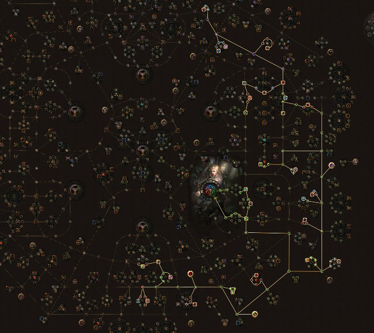 POE 3.5 Ranger Deadeye Lightning Scourge Arrow Skill Tree