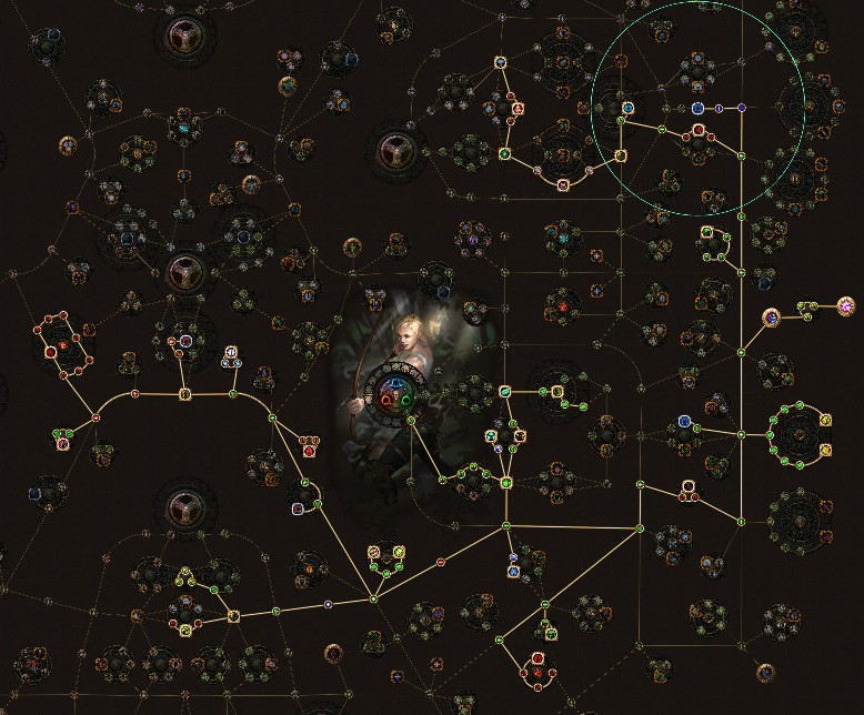 POE 3.5 Ranger Pathfinder Toxic Rain + Herald Of Agony Skill Tree