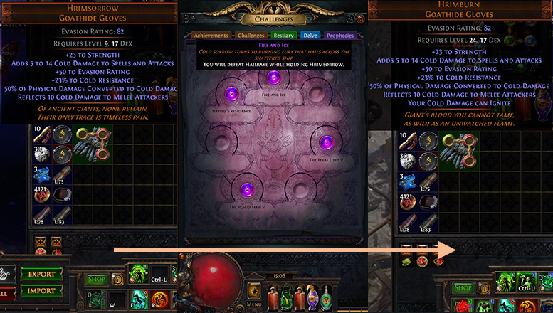 R4pg Path Of Exile Useful Tips 04 How Upgrade Your Gear With Prophecy Www R4pg Com
