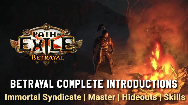 Path Of Exile Betrayal Complete Introductions