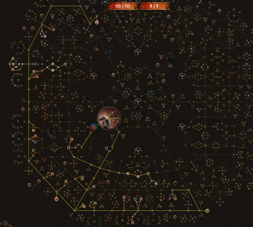 PoE 3.9 Mauarder Molten Strike Juggernaut Skill Tree