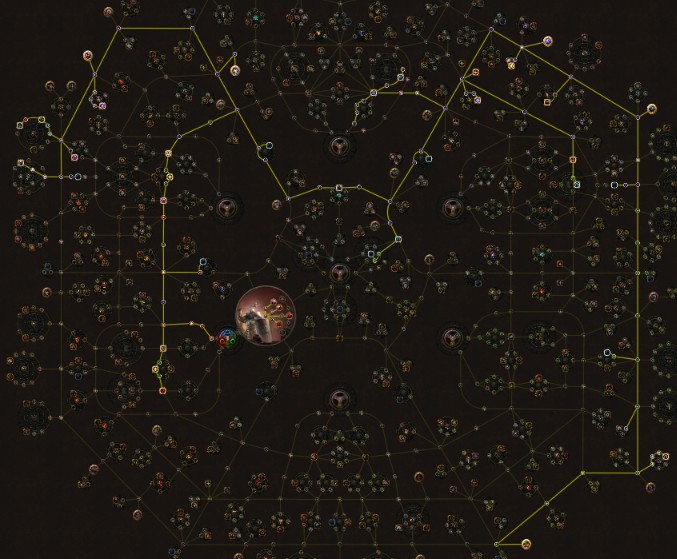 PoE 3.6 Molten Strike Juggernaut Passive Skill Tree