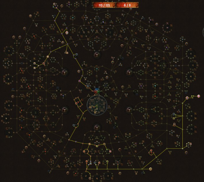 PoE Flicker Strike Ascendant Passive Skill Tree