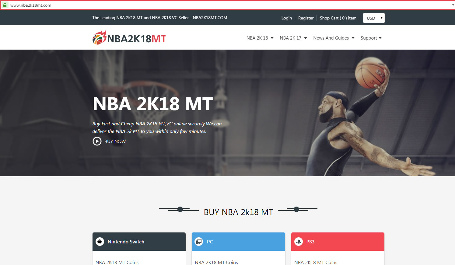 NBA2K18MT Website