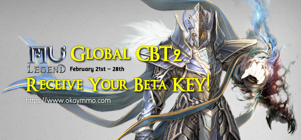 MU legend CBT2 Beta Key
