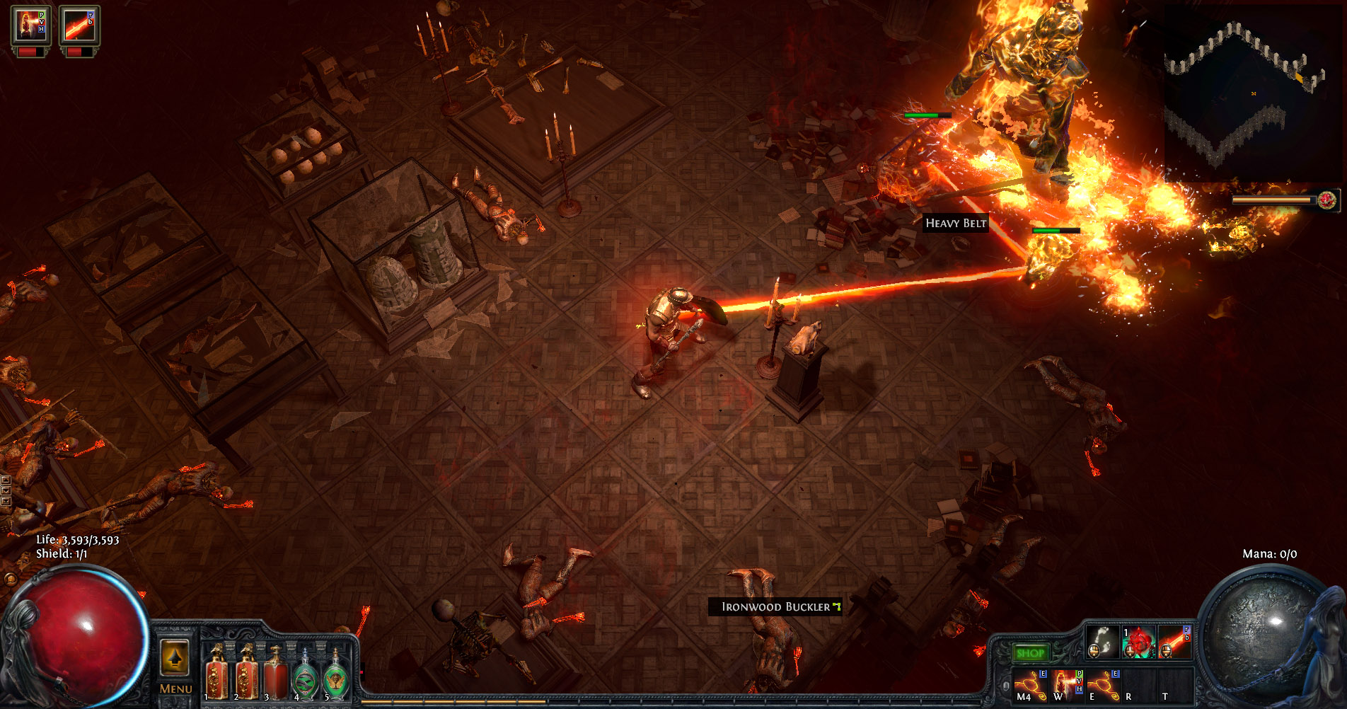 Same with giving Path of Exile bosses a resolve bar