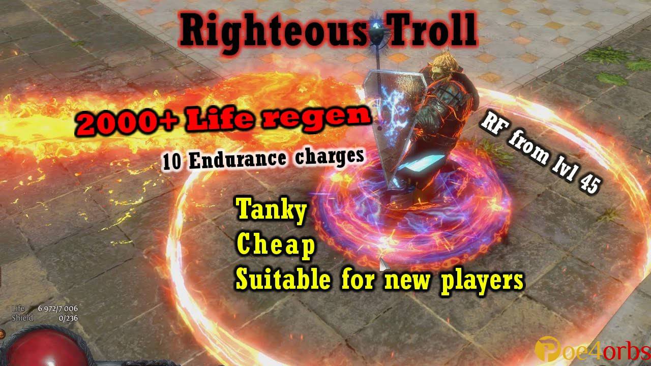 How to do Righteous Troll build in Path of Exile 2.5.x Patch