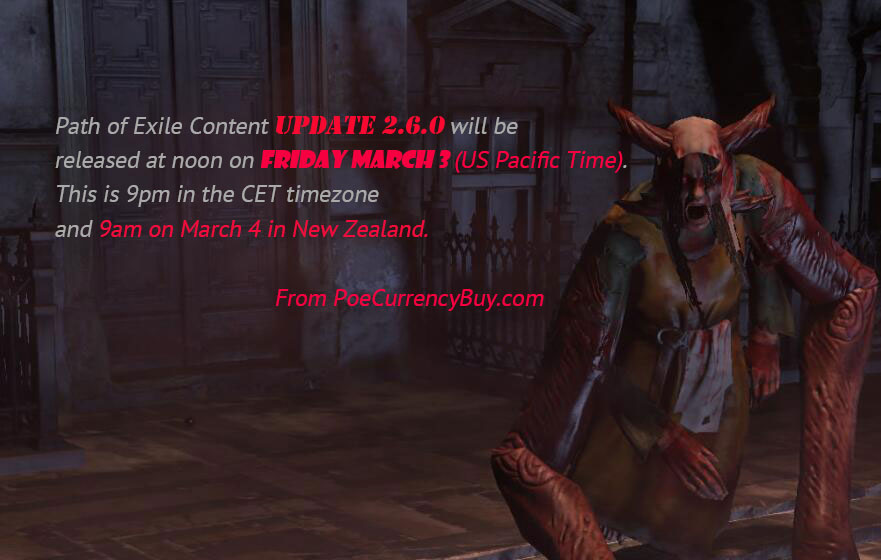 Path of Exile Content Update 2.6.0 Balance Changes