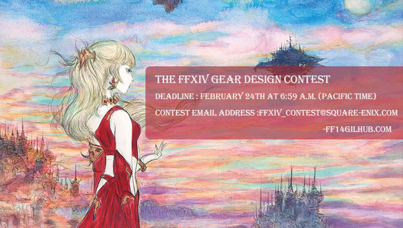 The FFXIV Gear Design Contest Deadline Approaches