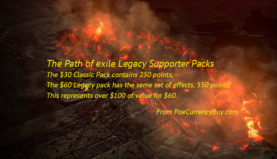 The Poe Legacy Supporter Packs