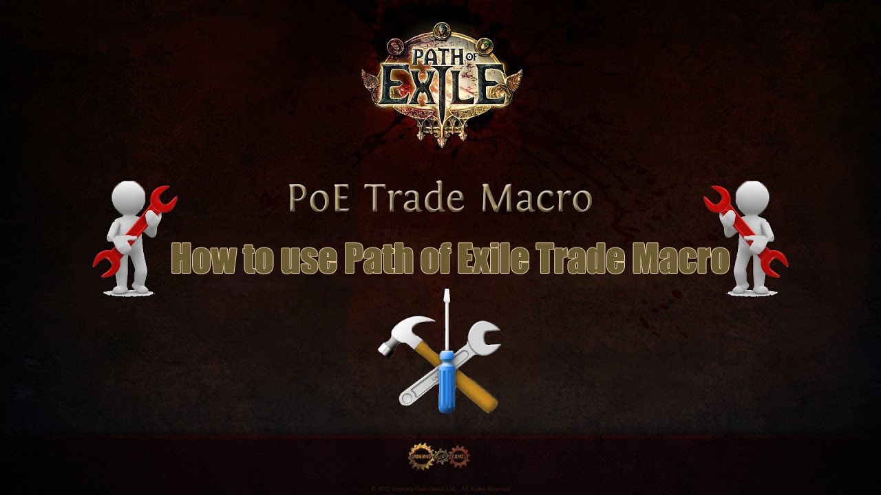 How to use Path of Exile Trade Macro