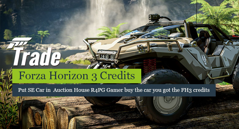 How to trade Forza Horizon 3 Credits