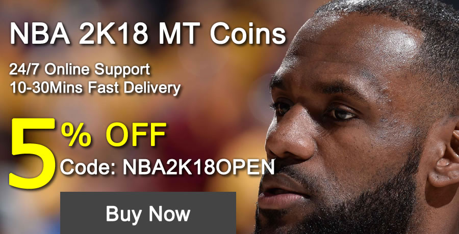 Get a 5% Discount Coupon Code to Buy Cheap NBA 2K18 MT Coins