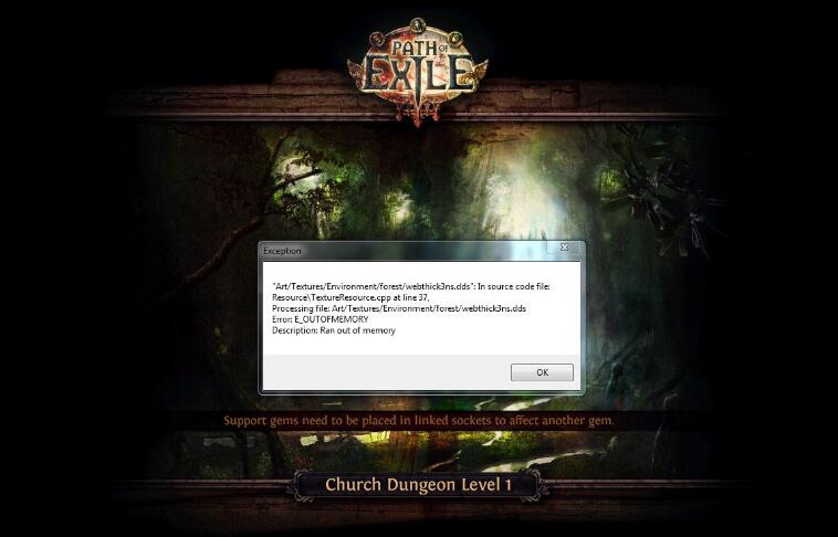 Path of Exile client cannot load