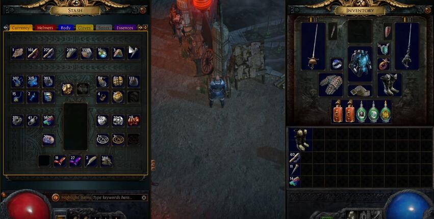 Poe Currency Stash Tab for mass dumping of small items