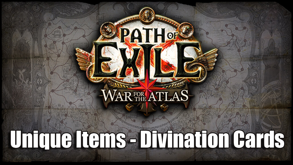 New Unique Items and Divination Cards Coming To Path Of Exile 3.1