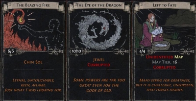 Upcoming Divination Cards and Unique Items in the War for the Atlas
