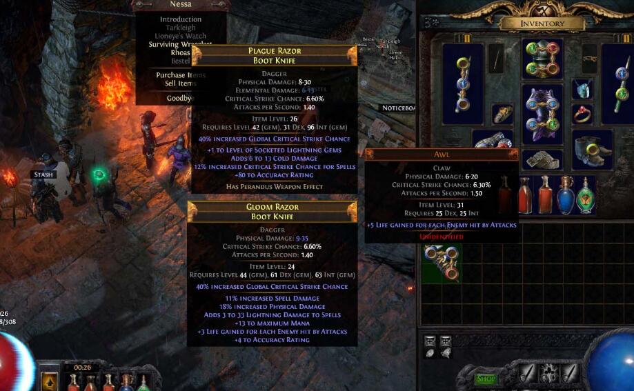 path of exile expand inventory