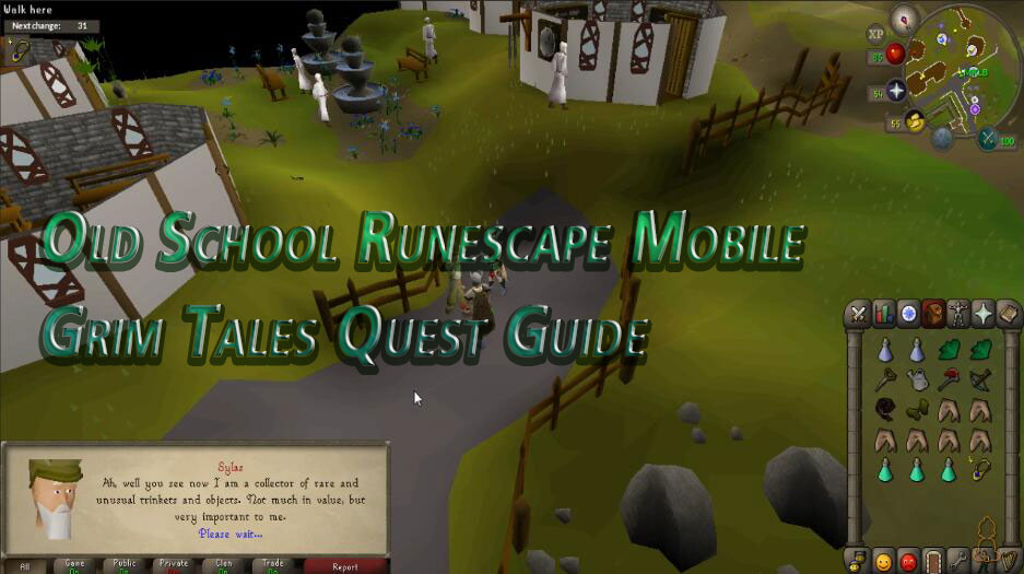 Old School Runescape Mobile Grim Tales Quest Guide