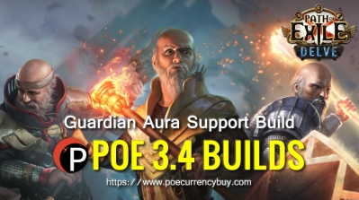 POE 3.4 Builds: Guardian Aura Support Build - HC/SC League starter - Endgame, Cheap and Safe