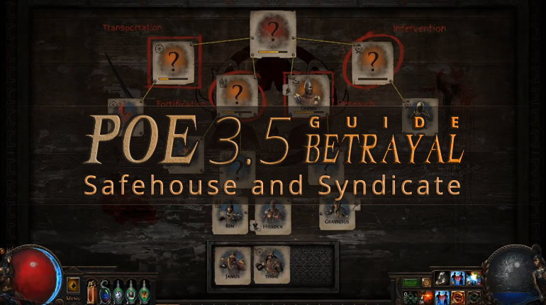 POE 3.5 Betrayal Simple Guide - Safehouse and Syndicate