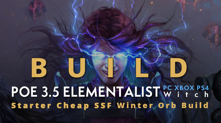 POE 3.5 Witch Elementalist Starter Winter Orb Build (PC,XBOX,PS4)- Cheap, Fast, SSF Friendly