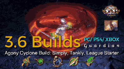 [POE 3.6 Tempar] Best Synthesis Agony Cyclone Guardian Build (PC,PS4,Xbox) - Simply, Tankly, League Starter