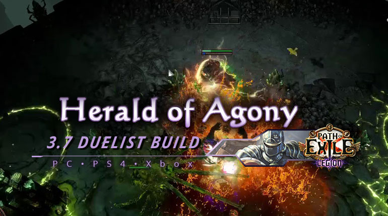 [PC,PS4,Xbox] PoE 3.7 Duelist Herald of Agony Summon Champion Build