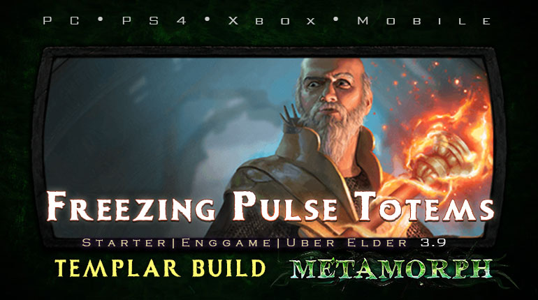 PoE 3.9 Templar Freezing Pulse Totems Hierophant Endgame Build (PC,PS4,Xbox,Mobile)
