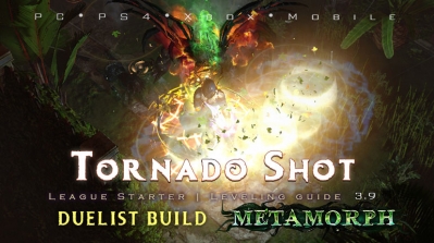 PoE 3.9 Duelist Tornado Shot Champion Starter Build (PC,PS4,Xbox,Mobile)