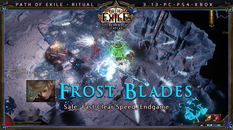 Ritual Poe 3 13 Ranger Frost Blades Raider Fast Build Pc Ps4 Xbox Poecurrencybuy Com